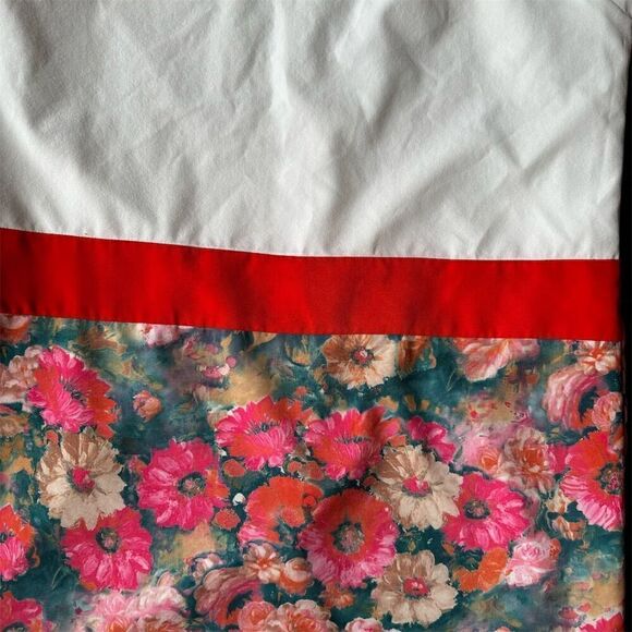 Sunday in Brooklyn Women's L Two Tone Block Print Knee Length Dress - Picture 3 of 5